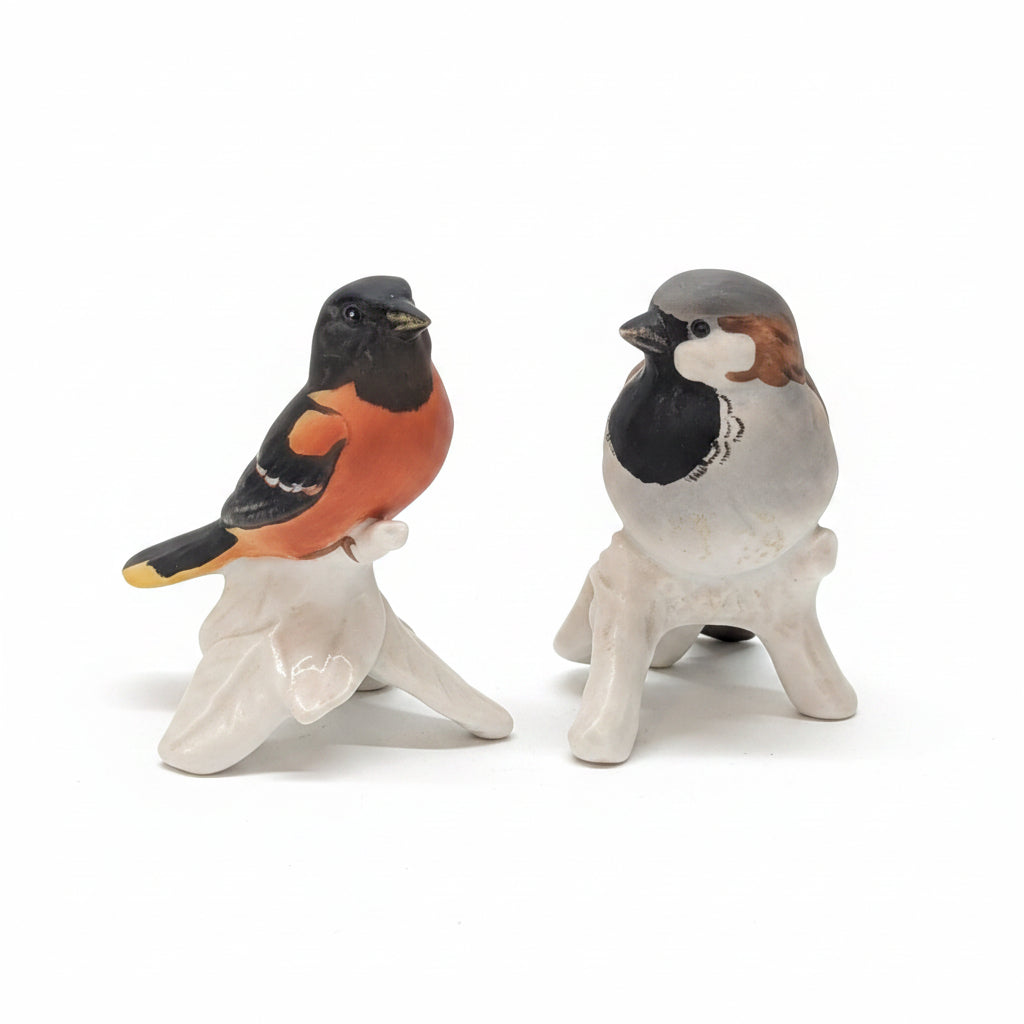 Figurines Goebel en porcelaine d'oiseaux – Adorables pièces de collection, excellent état