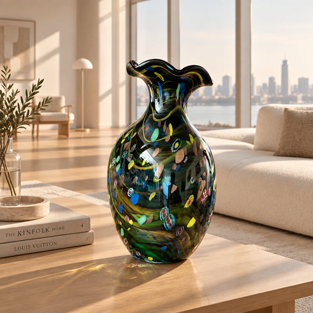 Grosse Murano-Vase – 45 cm hoch