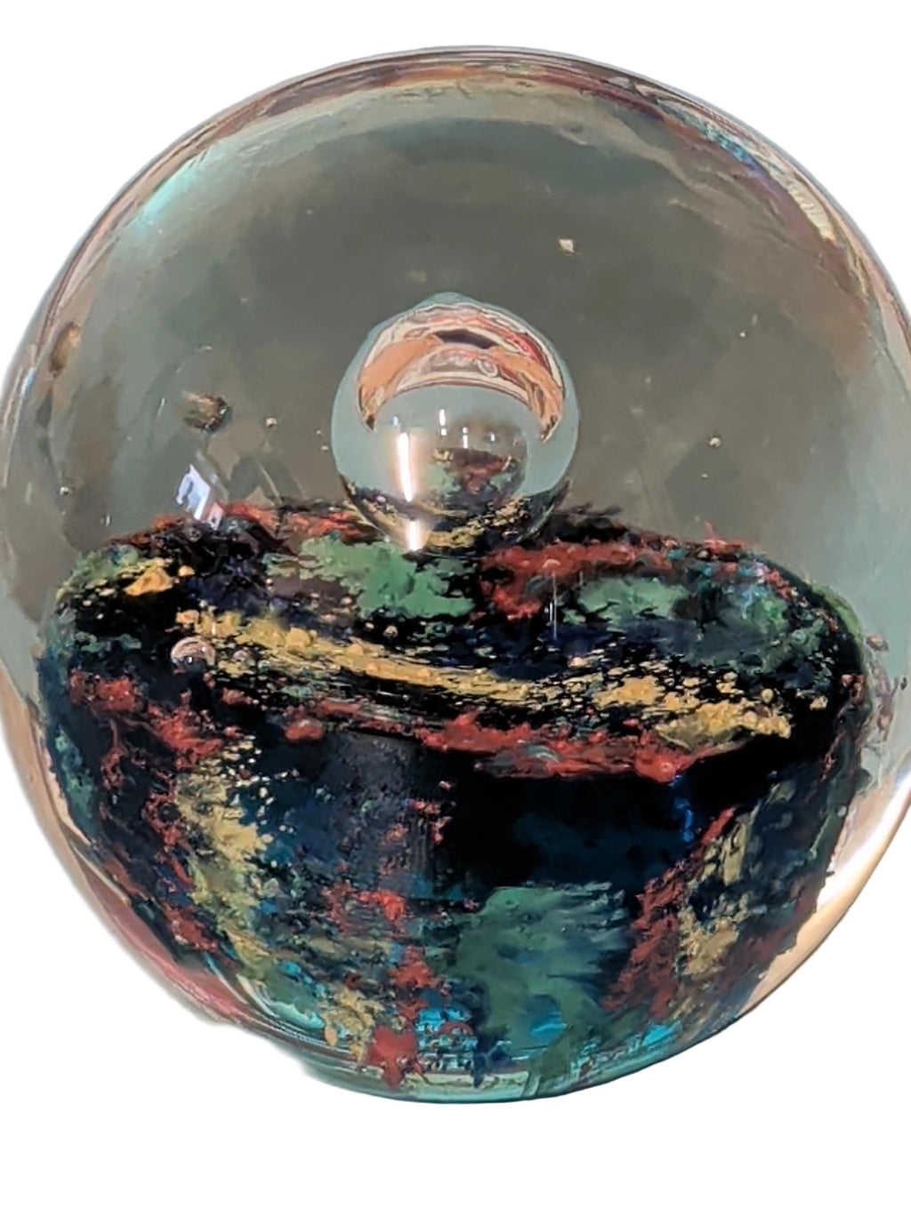 Briefbeschwerer Murano-Glas Kugel – Top Zustand, Liebhaberstück