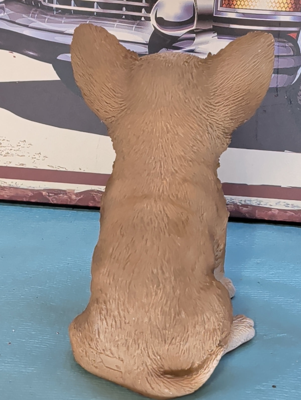 Hundefigur Dekofigur – Trauriger Hund 15 cm, Kunstharz, Innen & Aussen | DecoNostalgie