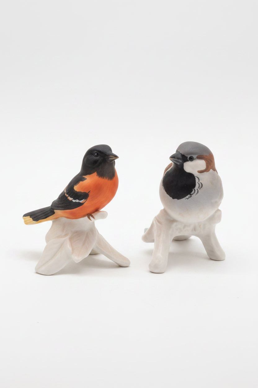 Figurines Goebel en porcelaine d'oiseaux – Adorables pièces de collection, excellent état