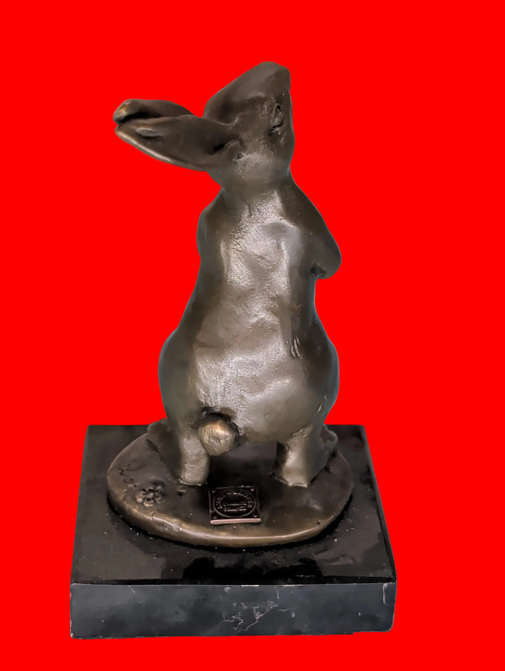 Bronzefigur Hase – Liebhaberstück mit feiner Patina