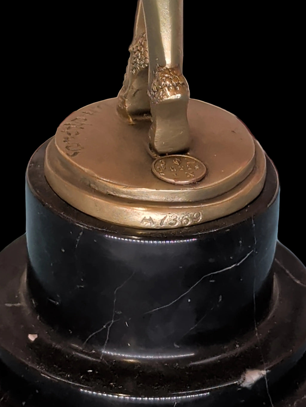 Vergoldete Bronzefigur – 45 cm, Edles Sammlerstück