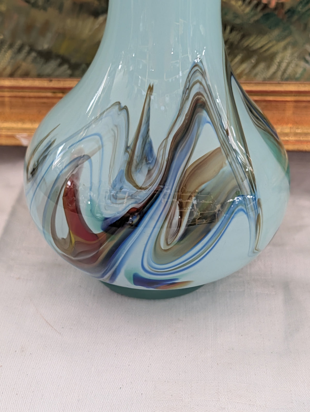 Murano Glasvase 22 cm – Vintage Sammlerstück