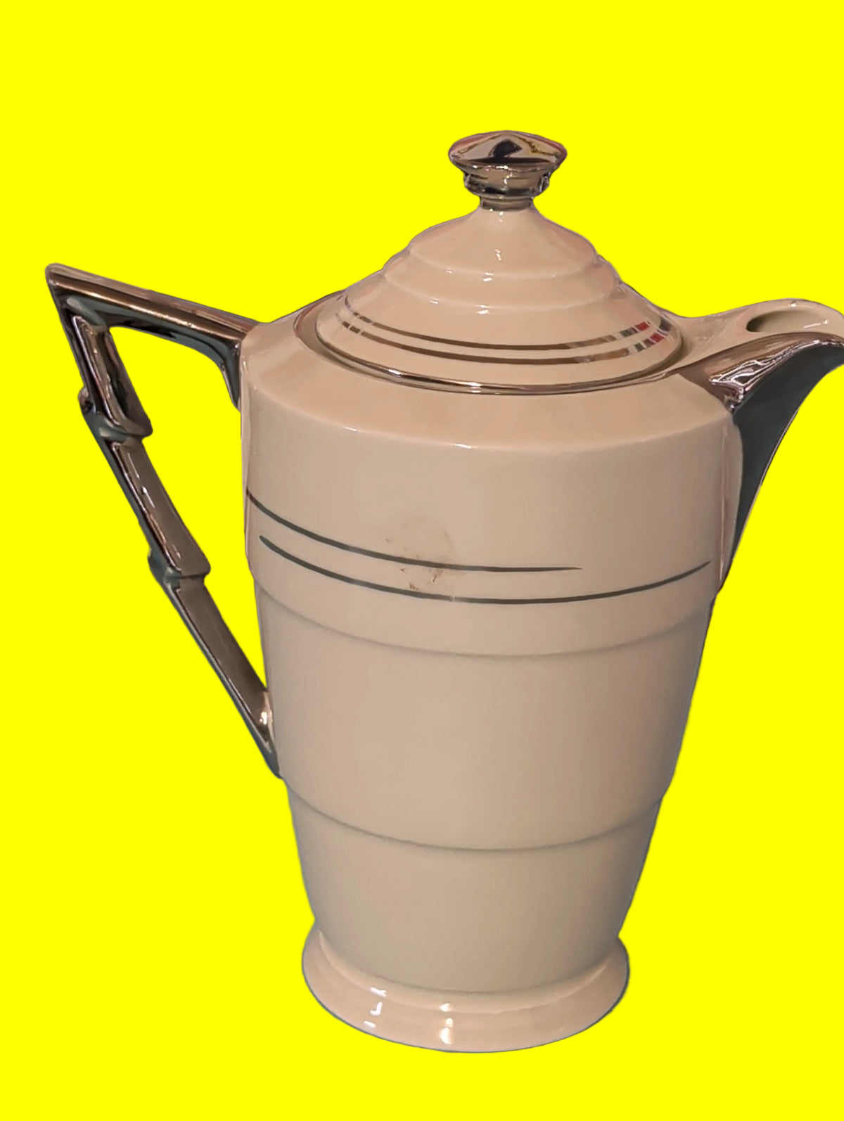 Cruche antique en porcelaine – Estampillée, pièce de collection en céramique