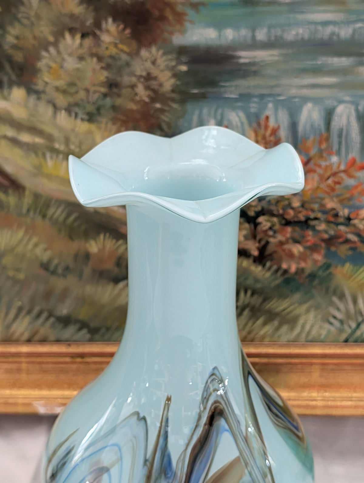 Murano Glasvase 22 cm – Vintage Sammlerstück