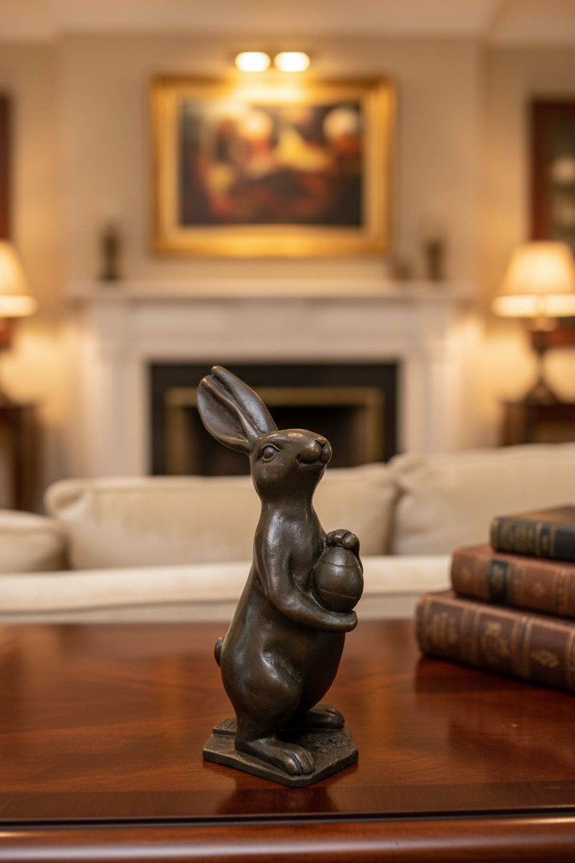 Bronzefigur Hase – Liebhaberstück mit feiner Patina