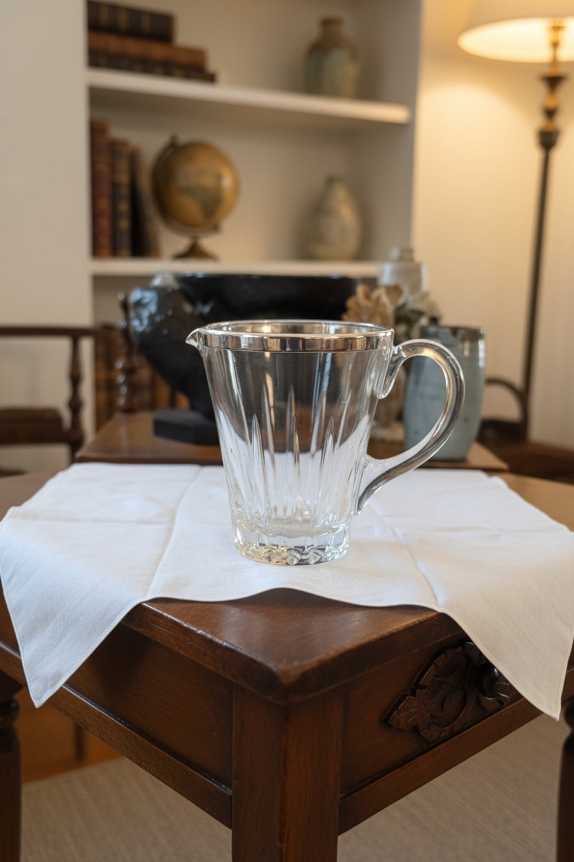 Echter St. Louis Kristall Messkrug – Frankreich Vintage Sammlerstück