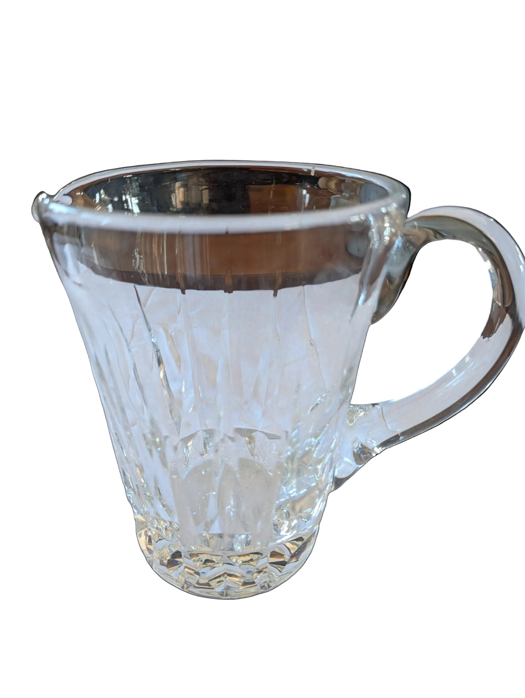 Echter St. Louis Kristall Messkrug – Frankreich Vintage Sammlerstück
